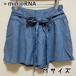 新品タグ付　＝min@RNA キュロット　ショートパンツ　Mサイズ　T-0752