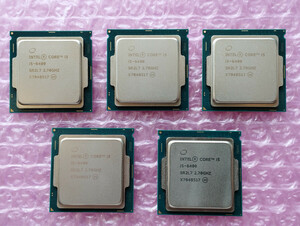 5個まとめて!! Intel Core i5-6400 SR2L7 2.70GHz