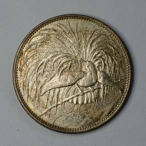 7★銀貨★1894年 ドイツ領ニューギニア５M極楽鳥銀貨 27.82g 38.2mmの画像1