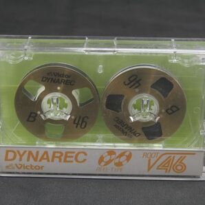 当時物 オープンリール型リールカセットテープ Victor DYNAREC Root46 ゴールド         検索→SONY WALKMAN ウォークマンの画像1