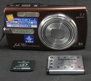 OLYMPUS μ780 バッテリー メディア付き 試写はOK 現状にて