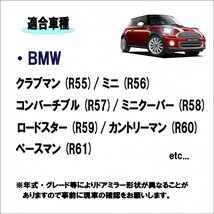 BMW R56 R55 R57 R59 R60 R61 等 適合 ドアミラー レンズ サイドミラー バックミラー ドア 電動ヒーター ミニクーパー （ホワイト/右側用）_画像2