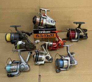 【い-4-13-80】DAIWA SHIMANO オリムピック リール 8個 まとめ 2000〜6000 スーパーエアロ 釣具 中古品