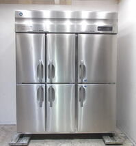 ホシザキ2021年 縦型6ドア冷凍冷蔵庫 HRF-150AFTB-6D 1500×650×1910 中古厨房 /24D1205Z_画像2