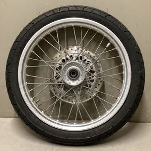 t00-21 Honda GB250 Clubman MC10 front wheel tire set original part operation verification ending 