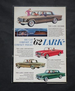 カタログ アメリカ車 スチュードベーカー　ラーク　1962