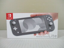 G2990 送料無料！ Nintendo Switch Lite グレー 未使用品_画像1