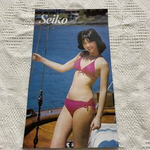 松田聖子 水着 ピンナップポスター 両面ポスターの画像1