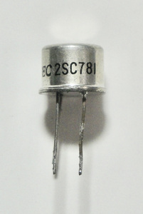 NEC silicon transistor 2SC781 height cycle output electron construction 