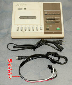 NEC データレコーダ PC-6082 DR-320　ジャンク