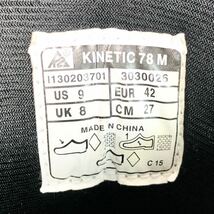 K2 インラインスケート KINETIC 78M サイズ27cm ブラック　サポーター 手袋 セット付き_画像5