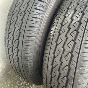 バリ山 145/80R12 145-80-12 LT スチールホイール 4本セット K370 BRIDGESTONE ブリジストン 21年 軽 軽トラ 軽バン などにの画像5