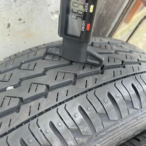 バリ山 145/80R12 145-80-12 LT スチールホイール 4本セット K370 BRIDGESTONE ブリジストン 21年 軽 軽トラ 軽バン などにの画像9