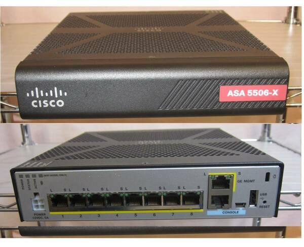 ★Cisco ASA5506-X / OS9.16 /SSL-VPN /AnyConnect ★PC /Chromebook / スマホ /タブレット接続可