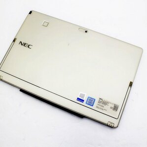 【JUNK】1円スタート NEC PC-VKT12SGG3 Win10 Pro 64bit OS起動確認のみ タイプカバー スタイラスペン付属 画面割れ AC欠品【tkj-02359】の画像3