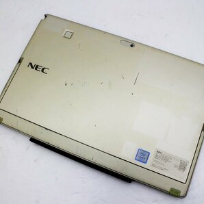【JUNK】 1円スタート NEC PC-VKT12SGG3 Windows 10 Pro 64bit OS起動確認のみ タブレットPC ACアダプタ スタイラスペン欠品【tkj-02360】の画像2