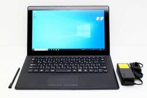 【JUNK】 1円スタート NEC PC-VKT12SGG3 Windows 10 Pro 64bit OS起動確認のみ タブレットPC ACアダプタ スタイラスペン付属【tkj-02382】