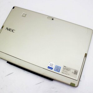 【JUNK】 1円スタート NEC PC-VKT12SGG3 Windows 10 Pro 64bit OS起動確認のみ タブレットPC ACアダプタ スタイラスペン付属【tkj-02381】の画像2