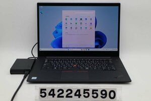【ジャンク品】Lenovo ThinkPad P1 Gen2 Xeon E-2276M 2.8GHz/32GB/512GB(SSD)/Win11/Quadro T2000 画面焼き付き 【542245590】