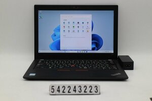 Lenovo ThinkPad X280 Core i3 8130U 2.2GHz/8GB/128GB(SSD)/12.5W/FHD(1920x1080)/Win11 キー文字消え 【542243223】