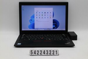 Lenovo ThinkPad X280 Core i3 8130U 2.2GHz/8GB/128GB(SSD)/12.5W/FHD(1920x1080)/Win11 【542243221】