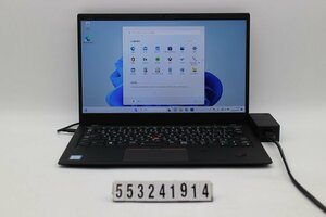 Lenovo ThinkPad X1 Carbon 6th Gen Core i7 8550U 1.8GHz/16GB/512GB(SSD)/14W/FHD(1920x1080)/Win11 バッテリー劣化 【553241914】