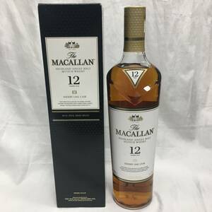 【未開栓】The MACALLAN マッカラン 12年 シェリーオークカスク 700ml アルコール40％ 箱入り