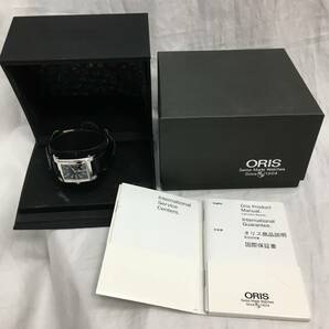 【動作品】ORIS オリス 561 7526 4064D マイルス デイデイト レクタンギュラー 自動巻き レディースの画像9