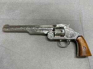 4＃G/3960　フランクリンミント ワイアットアープ 44スコフィールド リボルバー　装飾銃　現状/未確認　80サイズ