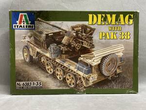 4＃F/3918　イタレリ 1/35 デマーグPak38搭載型　DEMAG WITH PAK38　現状/未確認　80サイズ