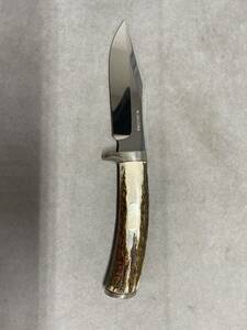 4#H2d/4338 M.ISHIZUKA камень . правильный . ножны нож уличный Survival кемпинг текущее состояние / не проверка 60 размер 