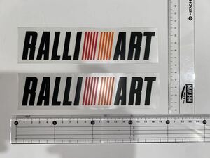 RALLI ART ステッカー　2枚セット