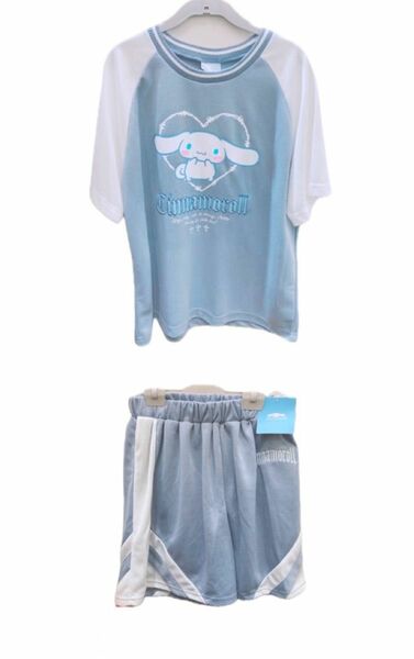 【新品】サイズ160 サンリオ　シナモロールTシャツ短パン　2点セット