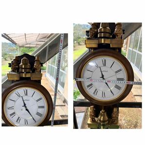 リズム時計工業 スモールワールド 振り子時計 掛け時計 からくり ジャンク扱いの画像9