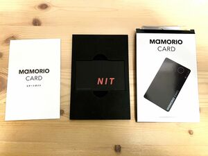 MAMORIO CARD R-MAMD-001-BK 紛失防止タグ 充電式 ノベルティ