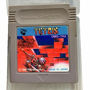 ゲームボーイ TETRIS カセットと取扱説明書付き