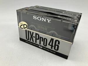 12h24 必見 ! 未使用 保管品 SONY ソニー UX-Pro 46 ×2 / UX-Pro 54 / UX-Pro 96ハイポジション カセットテープ 計4点まとめ !