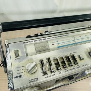 3m92必見! COLUMBIA コロムビア FM AM STEREO CASSETTE RECORDER Beat Boy RN-3000 カセットレコーダー 中古 現状品 コード無し の画像6