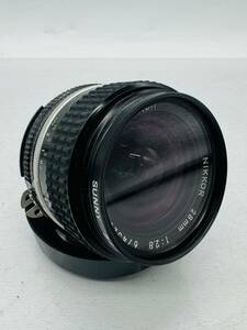 4h2必見! 中古 現状品 Nikon NIKKOR ニコン カメラ 単焦点 レンズ 28mm 1:2.8 ケース付