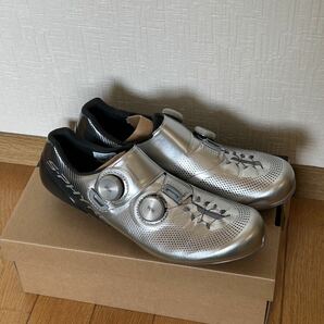 Shimano RC9S SH-RC903S SPD-SL Shoes シマノ ビンディングシューズ EUR 41(25.8 cm) シルバー（限定カラー）の画像1