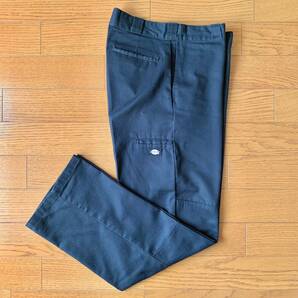 中古 Dickies ディッキーズダブルニー 85283 W34L34 ブラック 黒 チノパン ワークパンツ 874 redkap ben davis 501 リーバイス スタプレの画像3