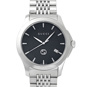 グッチ GUCCI Gタイムレス YA1264106 ブラック文字盤 新品 腕時計 メンズ