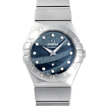 オメガ OMEGA コンステレーション 27 MM 123.10.27.60.53.001 ブルー文字盤 新品 腕時計 レディース_画像1