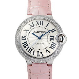  Cartier Cartierba long blue WE900651 silver face new goods wristwatch lady's 