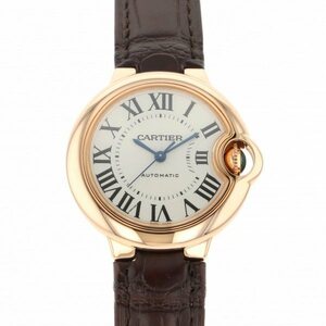 カルティエ Cartier バロンブルー 33mm W6920097 シルバー文字盤 新品 腕時計 レディース