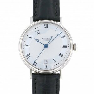  Breguet Breguet Classic 5197BB/15/986 silver face new goods wristwatch men's 