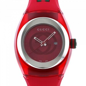  Gucci GUCCI раковина YA137303 красный циферблат новый товар наручные часы женский 