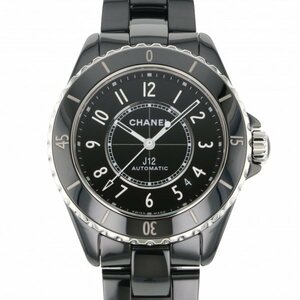  Chanel CHANEL J12 H5697 black face new goods wristwatch men's 