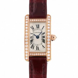 Cartier Cartier Cartier Tank American Mini WB710014 Белый циферблат Новые женские часы