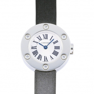 カルティエ Cartier ラブウォッチ WE800231 シルバー文字盤 中古 腕時計 レディース